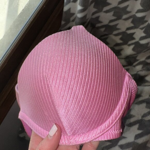 PINK Scoop Push-Up Underwire Bikini Top Size Small - Picture 3 of 5